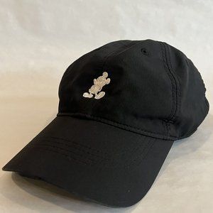 Disney Parks Original Mickey Mouse Nike Dri-Fit Golf Hat Black Adjustable Cap